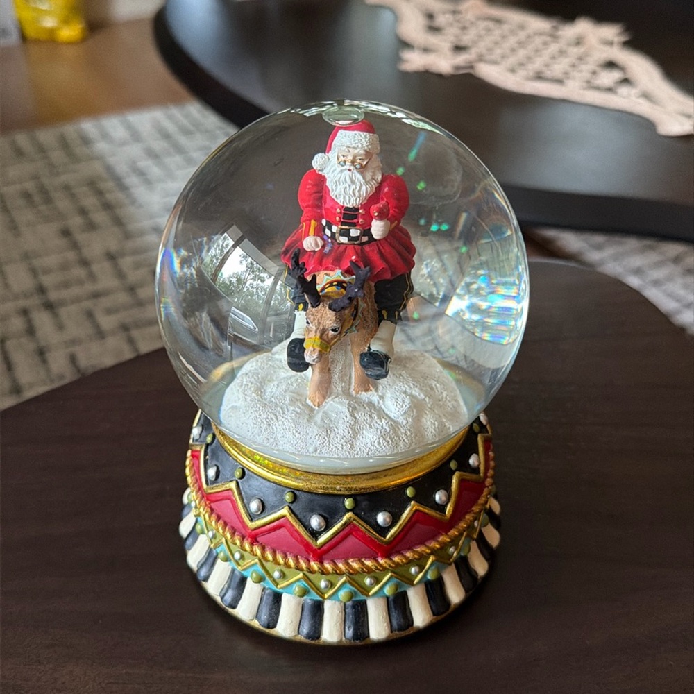 MacKenzie Childs snowglobe